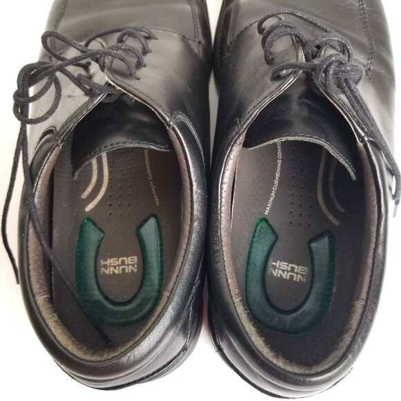Nunn Bush Black Leather Derby 105 Medium ComfortGel Professional main image 11